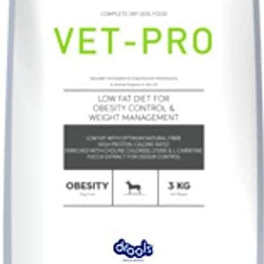 Drools Vet Pro Obesity Adult Dry Dog Food - 3 Kg