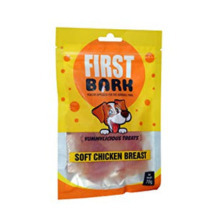 First Bark Young Adult Soft Chicken Breast Stick Medium Dry Dog Treat - 70g (3 Pack)