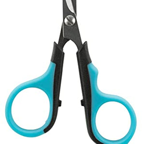Trixie Face and Paw Scissors, Stainless Steel Grooming Scissors for Dogs and Cats – 9cm
