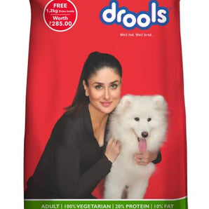 Drools 100% Vegetarian Adult Dry Dog Food - 7.7kg