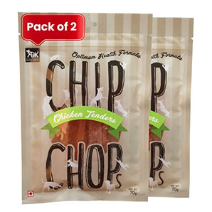 Chip Chops Chicken Tenders Slice Dry Dog Treat (2 Pack)