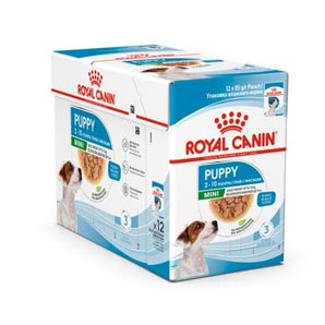 Royal Canin Mini Puppy Chicken Flavor Gravy Wet Dog Food (12 Pack)