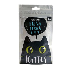 Kittos Tuna Jerky Strip Dry Cat Treat - 35g (1 Pack)