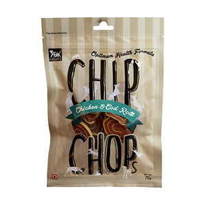 Chip Chops Chicken and Codfish Rolls Dry Dog Treat - 70g