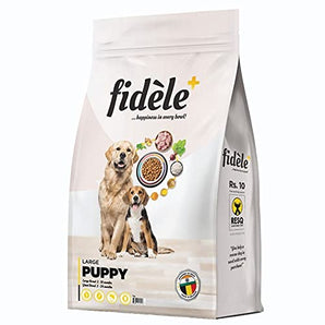 Fidele+ Chicken with Natural Ingredients Puppy Large Dry Dog Food - 1kg
