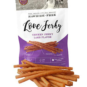 Love Jerky Lamb Dry Dog Treat - 120g