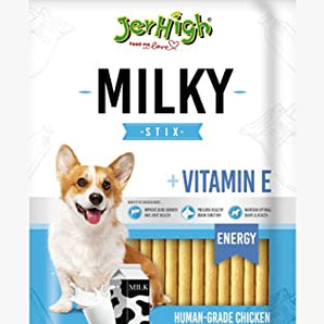 JerHigh Milky Stix Dry Dog Treat - 100g (2 Pack)