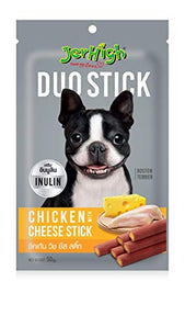 JerHigh Duo Stick Assorted Multi Flavours Dry Dog Treat (8 Pack)