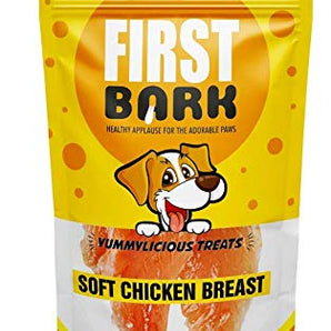 First Bark Chicken Jerky Roasted Duck Dry Dog Treat (3 Pack)