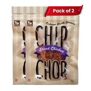 Chip Chops Diced Chicken Dry Dog Treat (2 Pack)