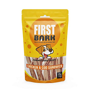 First Bark Chicken Jerky Assorted Flavours Dry Dog Treat (2 Pack)