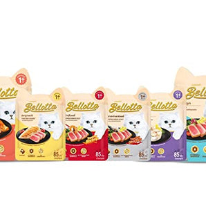 Bellotta 6 Flavour Assorted Gravy Wet Cat Food - 85g (12 Pack)