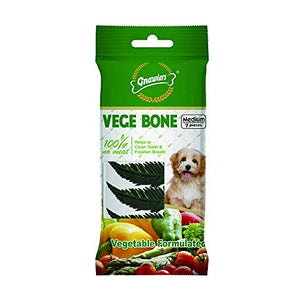 Gnawlers Veg Bone Dry Dog Treat - 60g (4 Pack)