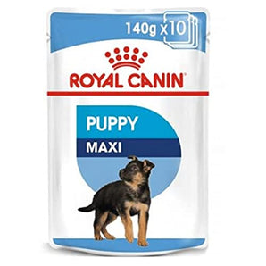 Royal Canin Maxi Puppy Chicken Flavor Gravy Wet Dog Food (10 Pack)