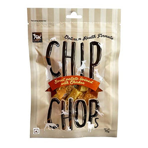 Chip Chops Sweet Potato Twinned with Chicken Dry Dog Treat (2 Pack)