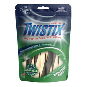 Twistix Vanilla Mint Flavor Dry Dog Treat (Large)
