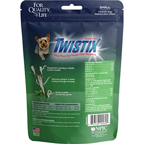 Twistix Vanilla Mint Flavor Dry Dog Treat (Small)