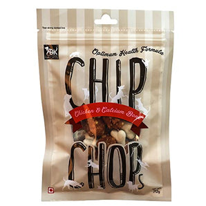 Chip Chops Chicken and Calcium Bone Dry Dog Treat - 70g