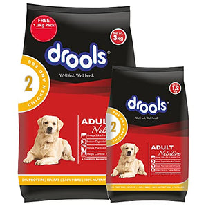 Drools Chicken and Egg Adult Dry Dog Food - 10kg