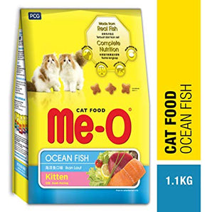 Me-O Ocean Fish Flavour Kitten Dry Cat Food - 1.1kg