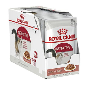 Royal Canin Fish Instinctive Adult Gravy Wet Cat Food - 85g (12 Pack)