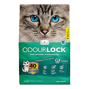 Intersand Odourlock Scented Cat Litter, Calming Breeze 12 kg