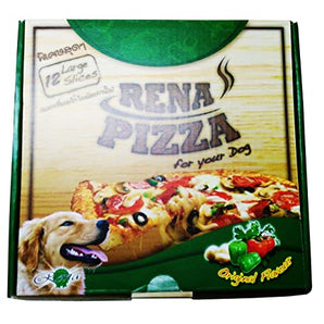 Rena Creamy Meat Flavor Pizza Adult Dry Dog Treat - 12 Slice (1 Pack)
