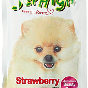 JerHigh Strawberry Stick Dry Dog Treat - 70g (3 Pack)