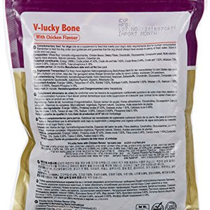 Gnawlers Chicken V-Lucky Bone Dry Dog Treat - 270 g