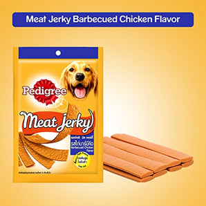 Pedigree Barbecue Chicken Meat Jerky Adult Dry Dog Treat 4 Packs (4 x 80g)