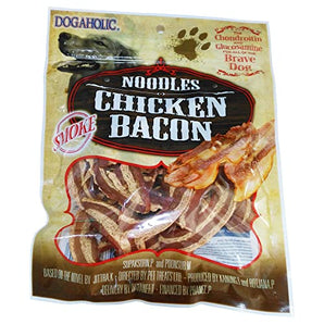 Rena Noodles Chicken Bacon Strips Dry Dog Treat - 130g