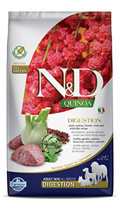 Farmina N&D Quinoa LMF Adult Digestion Dry Dog Food - 2.5kg