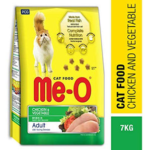 Me-O Chicken and Vegetable Adult Dry Cat Food - 7kg
