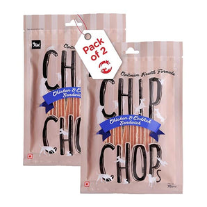 Chip Chops Chicken and Codfish Sandwich Dry Dog Treat (2 Pack)