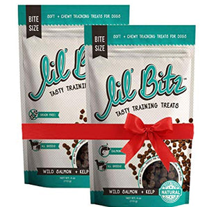 Lil' Bitz Tasty Training Treats Wild Salmon Dry Dog Treat (2 Pack)